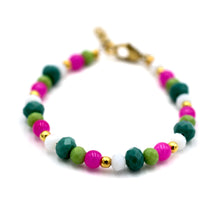 Load image into Gallery viewer, Pink Green Bracelet