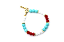 Load image into Gallery viewer, Red Turquoise Bracelet