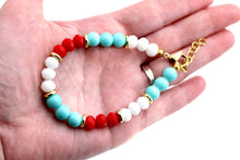 Load image into Gallery viewer, Red Turquoise Bracelet