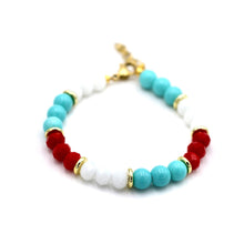 Load image into Gallery viewer, Red Turquoise Bracelet