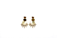 Load image into Gallery viewer, Round Spike Earrings