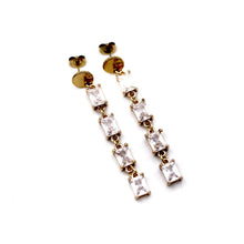 Load image into Gallery viewer, Rectangle Dangle Earrings