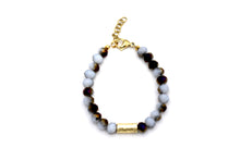 Load image into Gallery viewer, Purple and White Bracelet