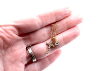 Load image into Gallery viewer, Rhinestone Cross Necklace