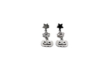 Load image into Gallery viewer, Silver Halloween Earrings