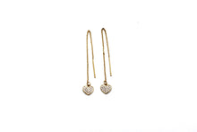Load image into Gallery viewer, Heart Threader Earrings