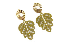 Load image into Gallery viewer, Fall Leaf Dangle Earrings