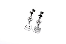 Load image into Gallery viewer, Silver Halloween Earrings