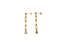 Load image into Gallery viewer, Paperclip Chain Earrings