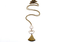 Load image into Gallery viewer, Long Gold Pendant Necklace
