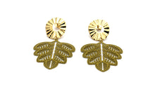 Load image into Gallery viewer, Fall Leaf Dangle Earrings