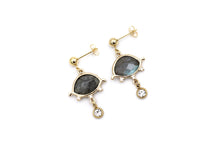 Load image into Gallery viewer, Labradorite Earrings