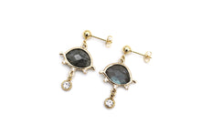 Load image into Gallery viewer, Labradorite Earrings