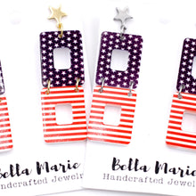 Load image into Gallery viewer, Flag Earrings