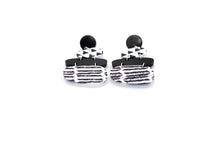 Load image into Gallery viewer, Black White Earrings