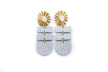 Load image into Gallery viewer, Blue Boho Earrings
