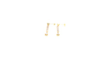 Load image into Gallery viewer, Rhinestone Bar Dangles