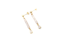 Load image into Gallery viewer, Rhinestone Bar Dangles