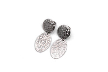 Load image into Gallery viewer, Textured Oval Dangles
