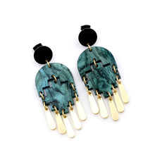 Load image into Gallery viewer, Art Deco Dangle Earrings