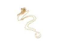Load image into Gallery viewer, Gold Smiley Face Necklace