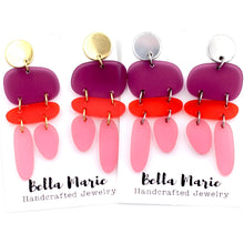 Load image into Gallery viewer, Pink Ombre Earrings