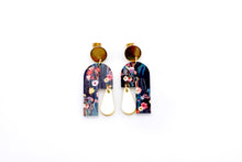 Load image into Gallery viewer, Floral Cactus Dangles