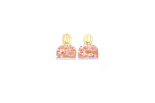 Load image into Gallery viewer, Retro Floral Print Dangles