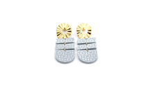 Load image into Gallery viewer, Blue Boho Earrings