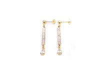 Load image into Gallery viewer, Rhinestone Bar Dangles