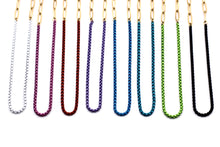 Load image into Gallery viewer, Colorful Enamel & Paperclip Chain Necklace