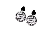 Load image into Gallery viewer, Glitter Volleyball Dangles