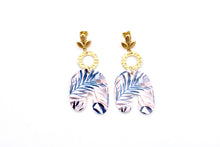 Load image into Gallery viewer, Tropical Leaf Earrings
