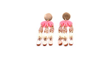 Load image into Gallery viewer, Pink Glitter Earrings