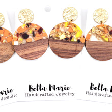 Load image into Gallery viewer, Orange Fleck Earrings