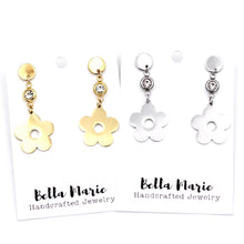 Load image into Gallery viewer, Daisy Rhinestone Earrings