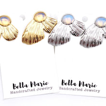 Load image into Gallery viewer, Oversized Wing Post Earrings