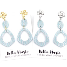 Load image into Gallery viewer, Light Blue Dangle Earrings