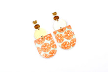 Load image into Gallery viewer, Orange Fruit Earrings