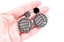 Load image into Gallery viewer, Glitter Volleyball Dangles