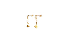 Load image into Gallery viewer, Dainty Star & Moon Dangles