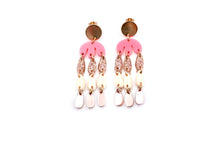 Load image into Gallery viewer, Pink Glitter Earrings