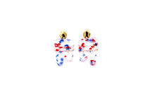 Load image into Gallery viewer, Abstract Terrazzo Dangle Earrings