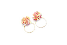 Load image into Gallery viewer, Iridescent Flower Earrings