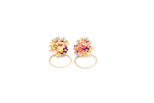 Load image into Gallery viewer, Iridescent Flower Earrings