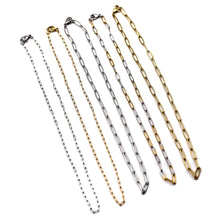 Load image into Gallery viewer, Paperclip Layering Necklaces