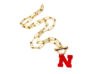 Load image into Gallery viewer, Nebraska Toggle Necklace