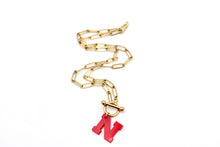 Load image into Gallery viewer, Nebraska Toggle Necklace