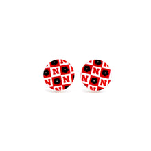 Load image into Gallery viewer, Retro Huskers Stud Earrings