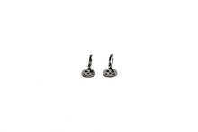 Load image into Gallery viewer, Silver Pumpkin Earrings